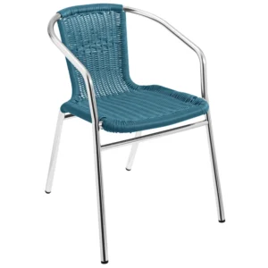 Silla aluminio-trenzado Card